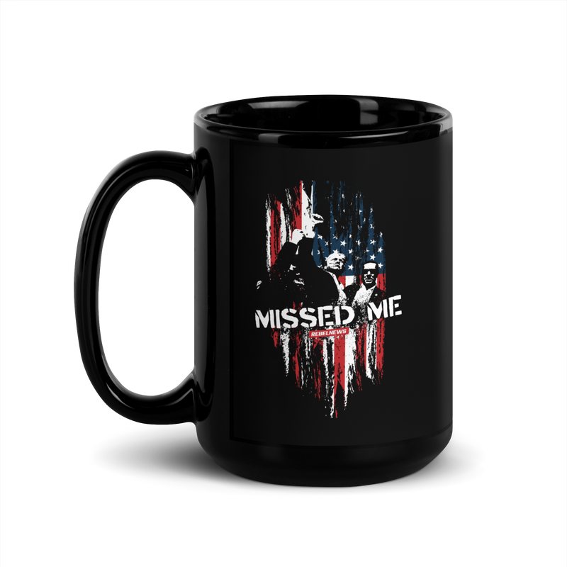 Load image into Gallery viewer, Missed Me Black Glossy Mug