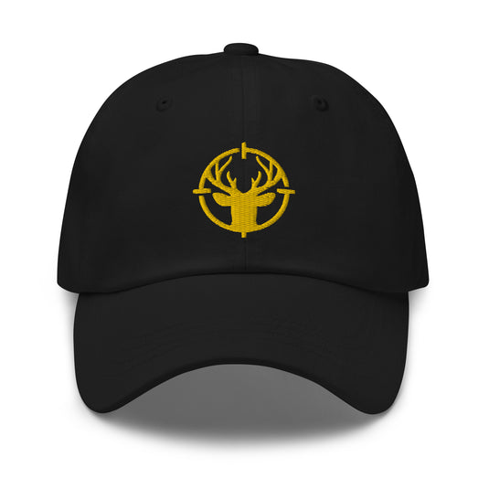 Deer in Scope Logo- Baseball Cap