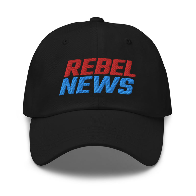 Load image into Gallery viewer, Rebel News Stacked Logo- Baseball Hat
