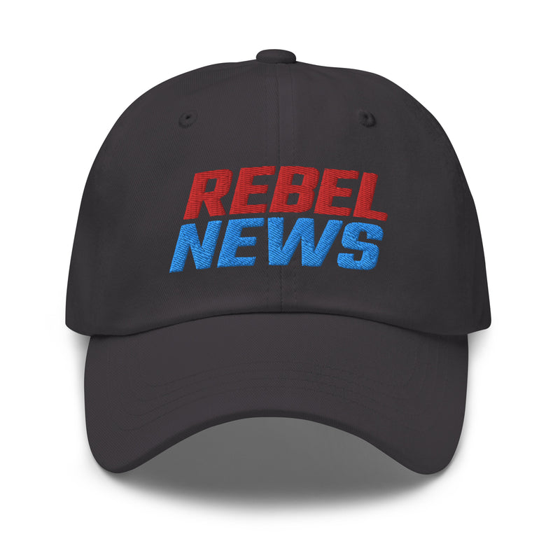 Load image into Gallery viewer, Rebel News Stacked Logo- Baseball Hat