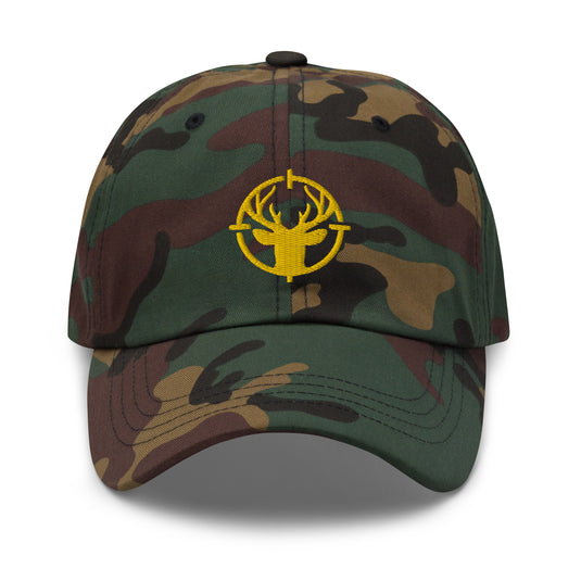 Deer in Scope Logo- Baseball Cap