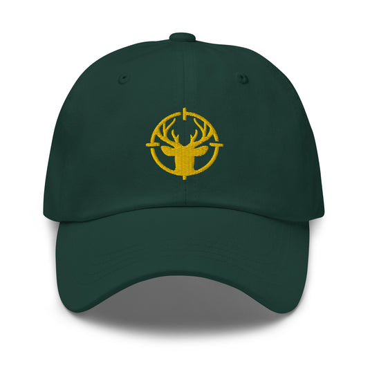 Deer in Scope Logo- Baseball Cap