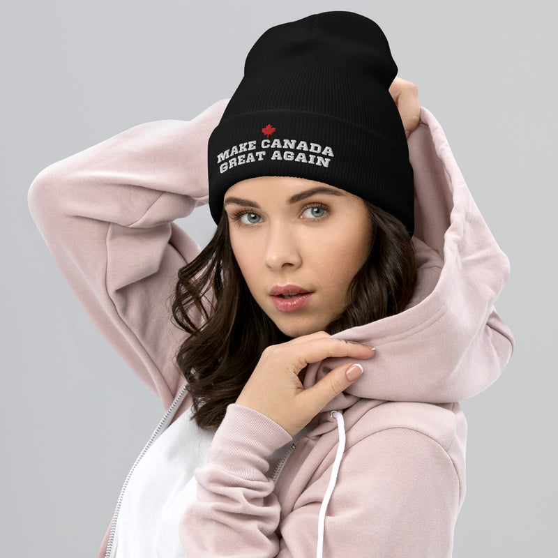 Load image into Gallery viewer, Make Canada Great Again- Cuffed Beanie
