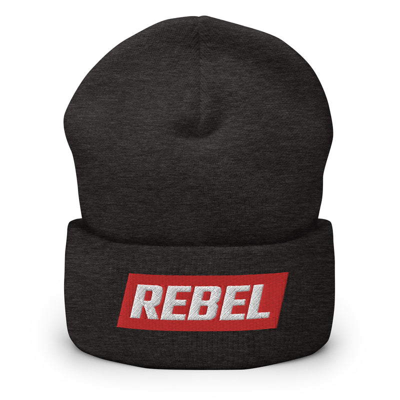 Load image into Gallery viewer, REBEL Logo- Cuffed Beanie