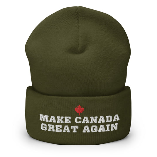 Make Canada Great Again- Cuffed Beanie