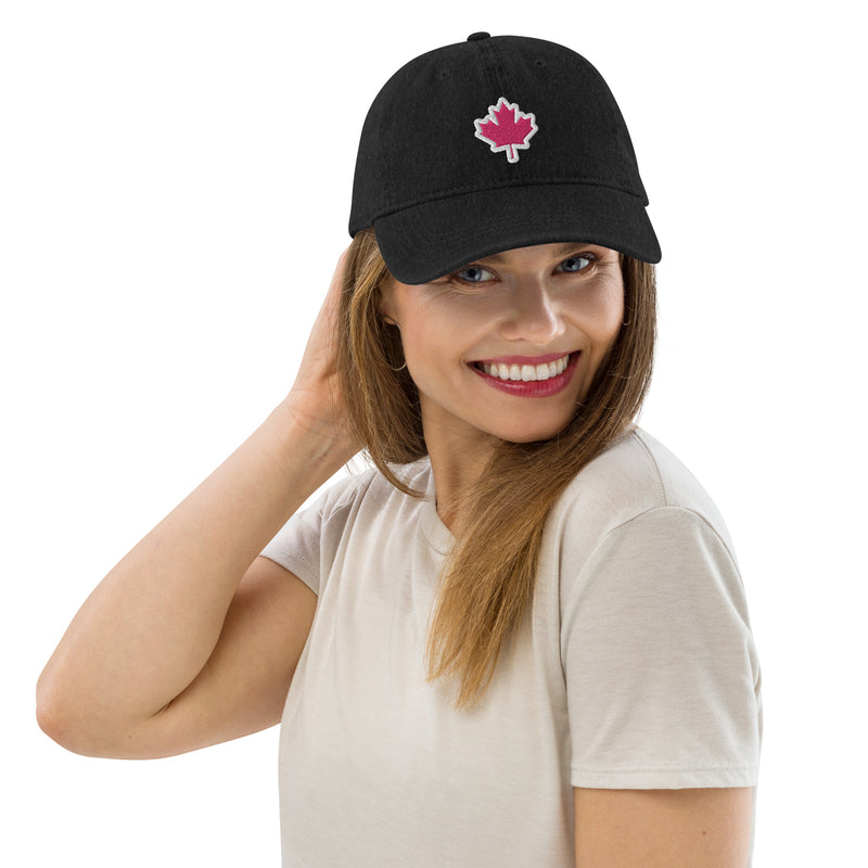 Load image into Gallery viewer, Maple Leaf Canada Denim Hat