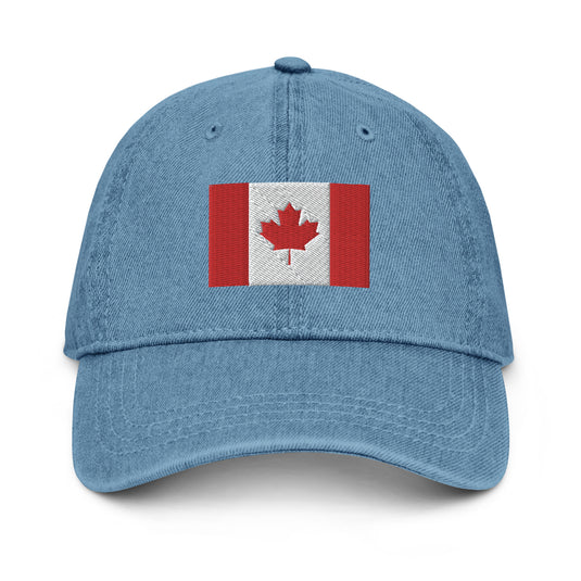 Canada Flag- Denim Hat