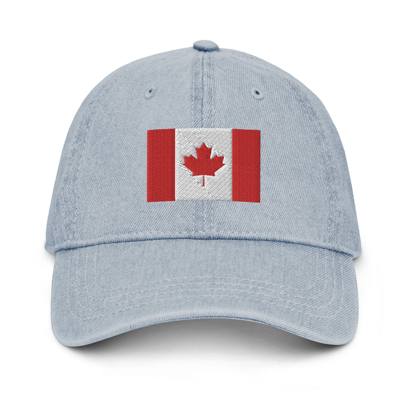 Load image into Gallery viewer, Canada Flag- Denim Hat