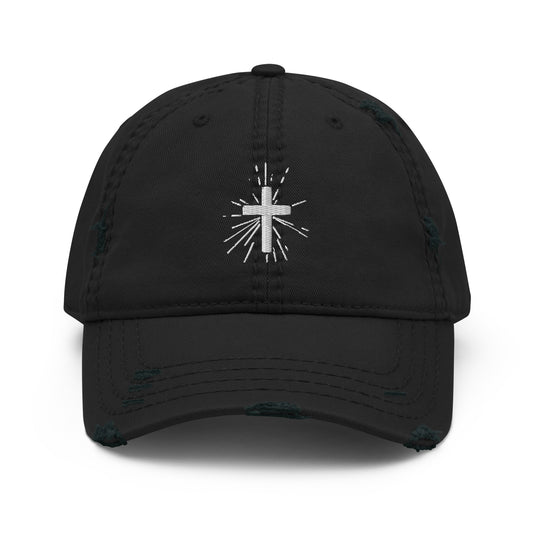 Brilliant Cross - Distressed Baseball Cap