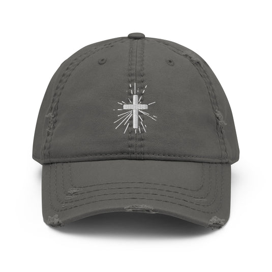 Brilliant Cross - Distressed Baseball Cap