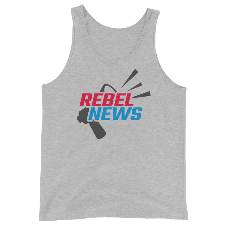 Load image into Gallery viewer, Rebel Bullhorn Logo Men's Tank Top