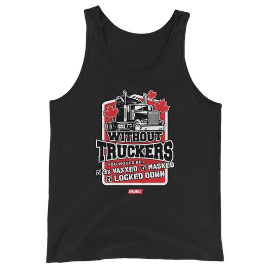 Without Truckers Men's Tank Top