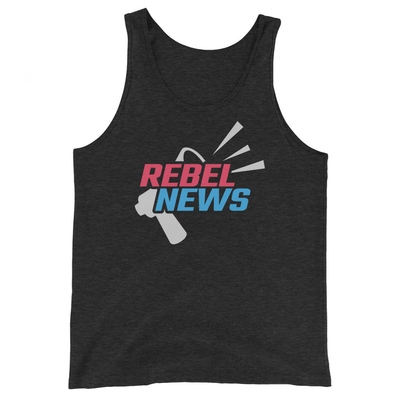 Load image into Gallery viewer, Rebel Bullhorn Logo Men's Tank Top