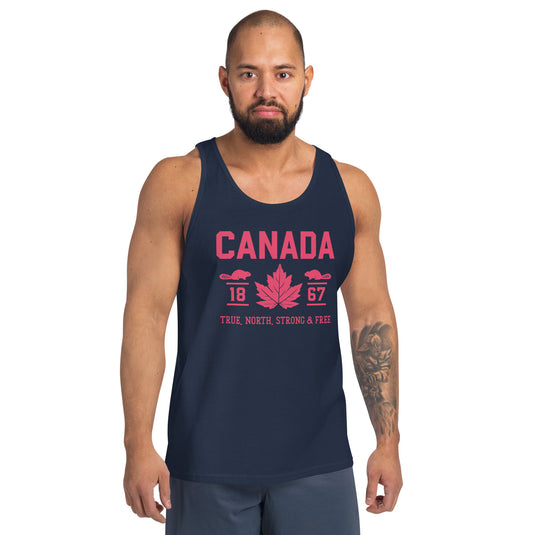 True North Strong and Free Men's Tank Top