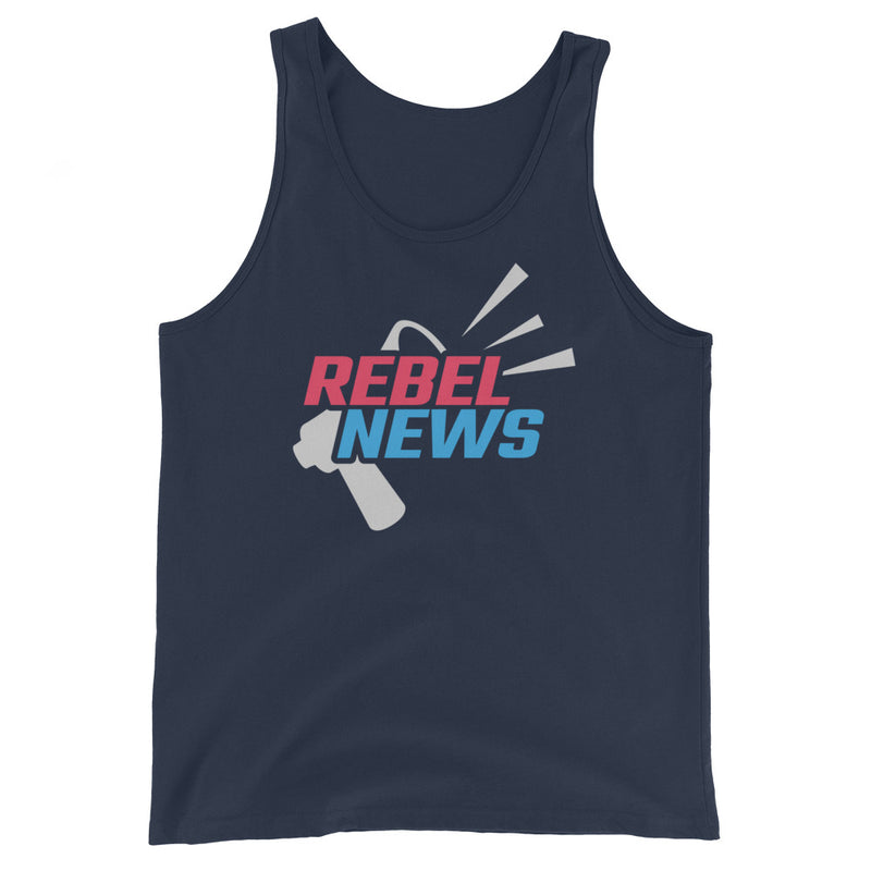 Load image into Gallery viewer, Rebel Bullhorn Logo Men's Tank Top