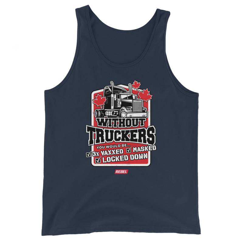 Load image into Gallery viewer, Without Truckers Men's Tank Top