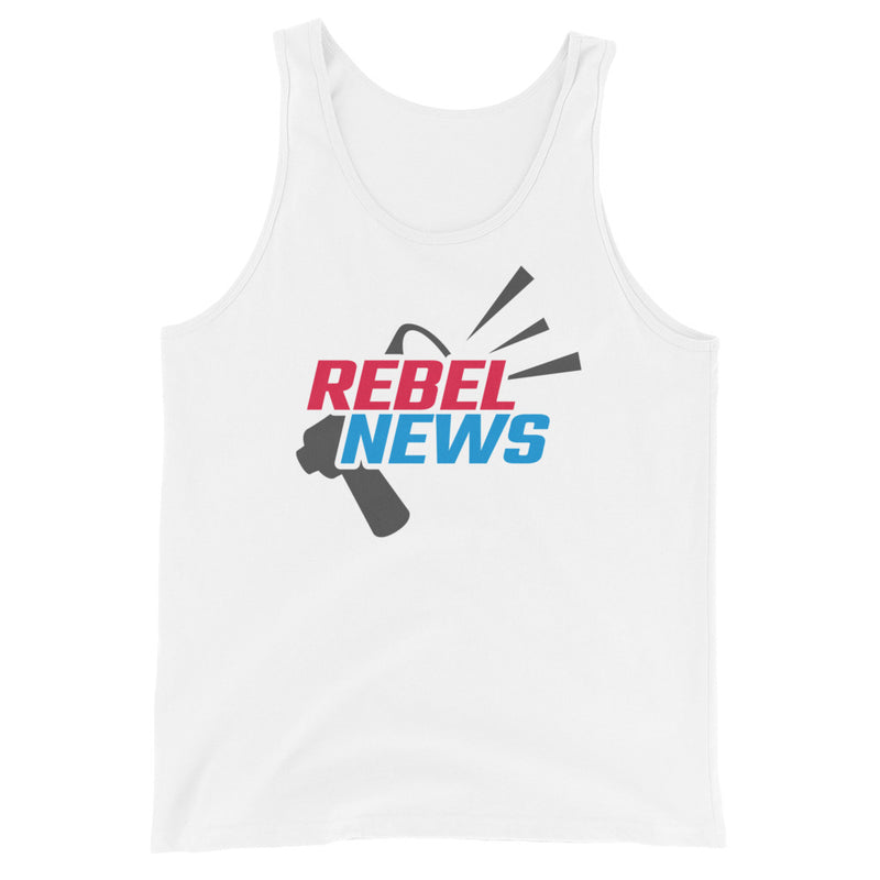 Load image into Gallery viewer, Rebel Bullhorn Logo Men's Tank Top