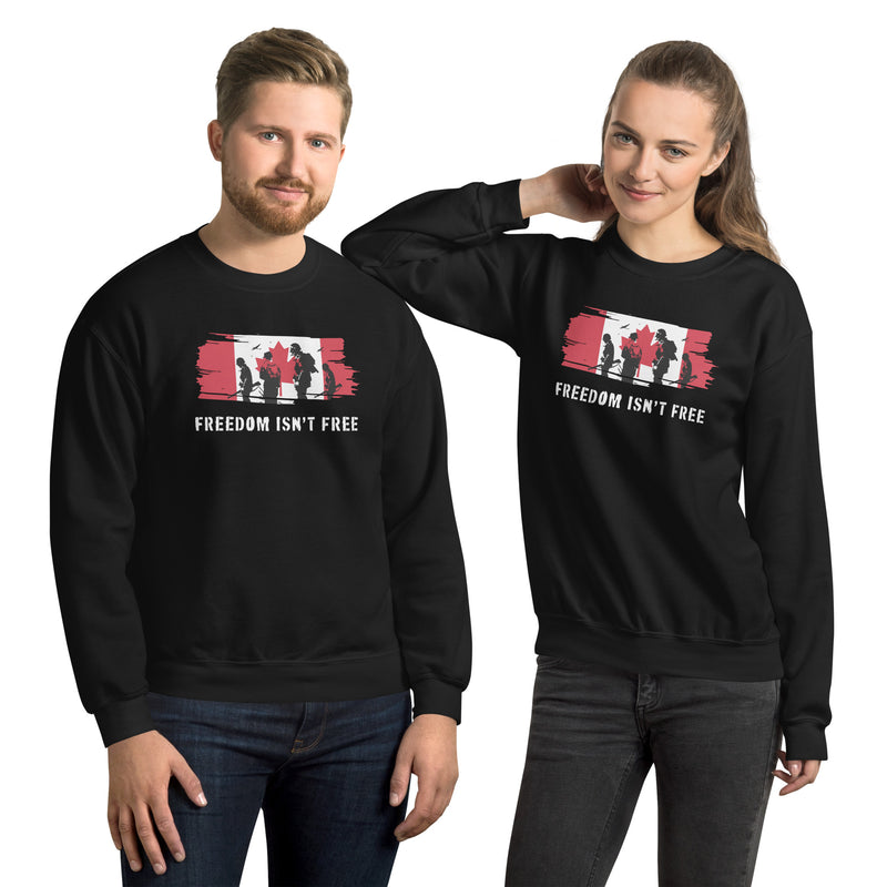 Load image into Gallery viewer, Freedom Isn't Free Canada Unisex Sweatshirt