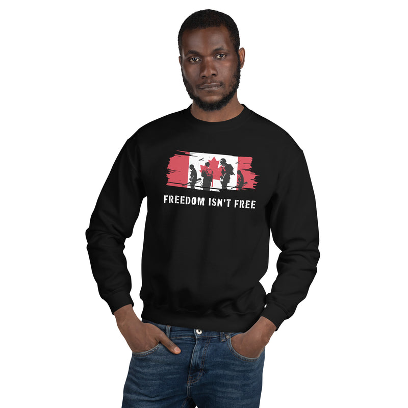 Load image into Gallery viewer, Freedom Isn't Free Canada Unisex Sweatshirt