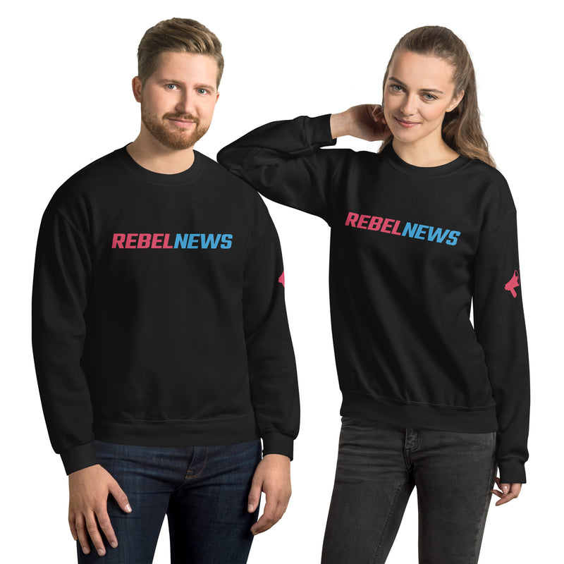 Load image into Gallery viewer, Rebel News Typography Logo Unisex Sweatshirt