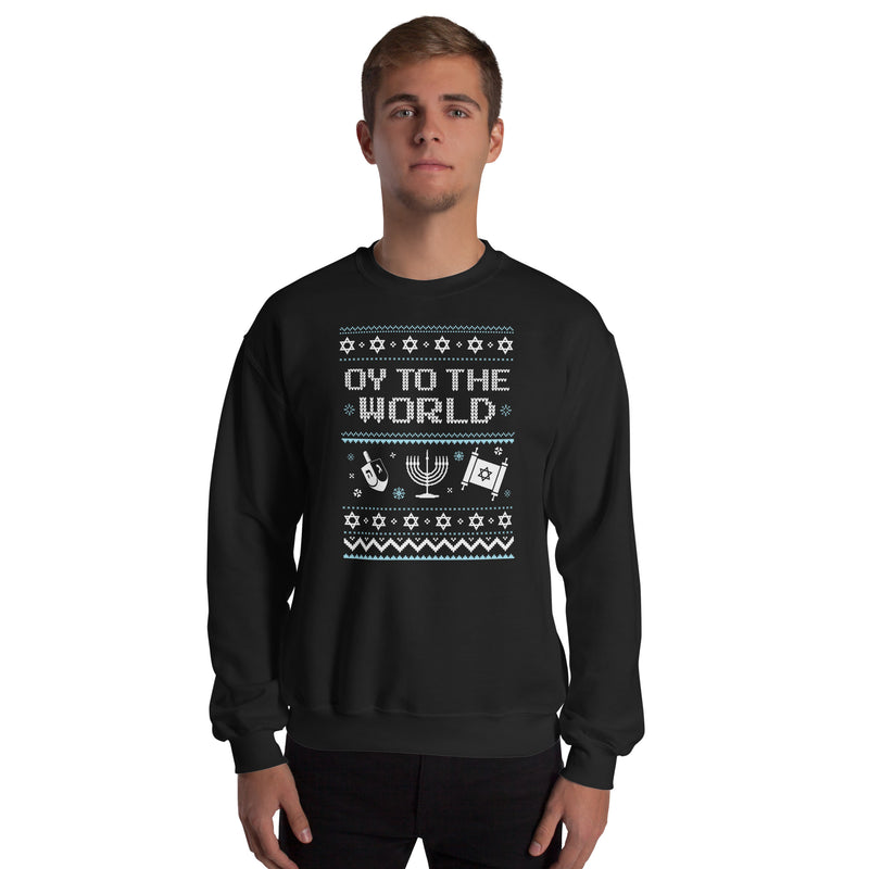 Load image into Gallery viewer, Oy To The World- Unisex Crew Neck