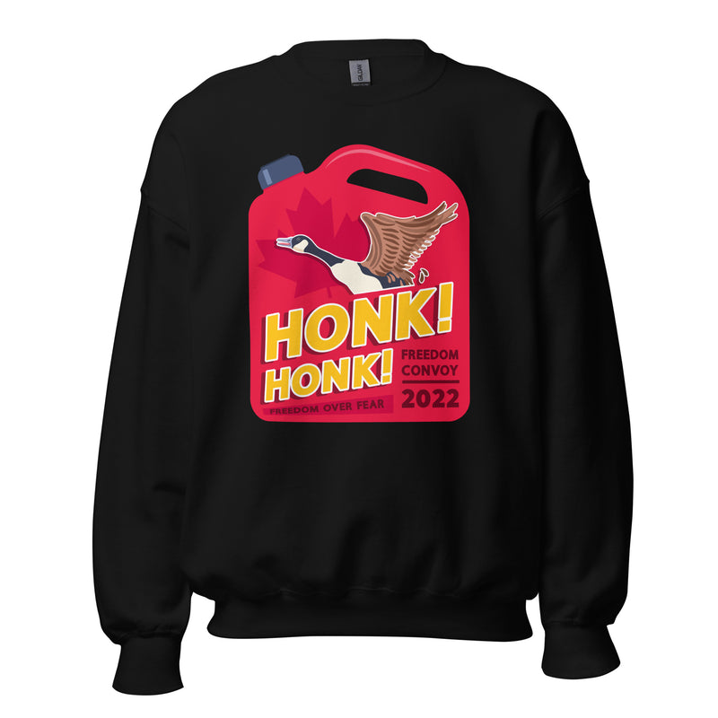 Load image into Gallery viewer, Honk! Honk! Jerrycan Goose Unisex Sweatshirt