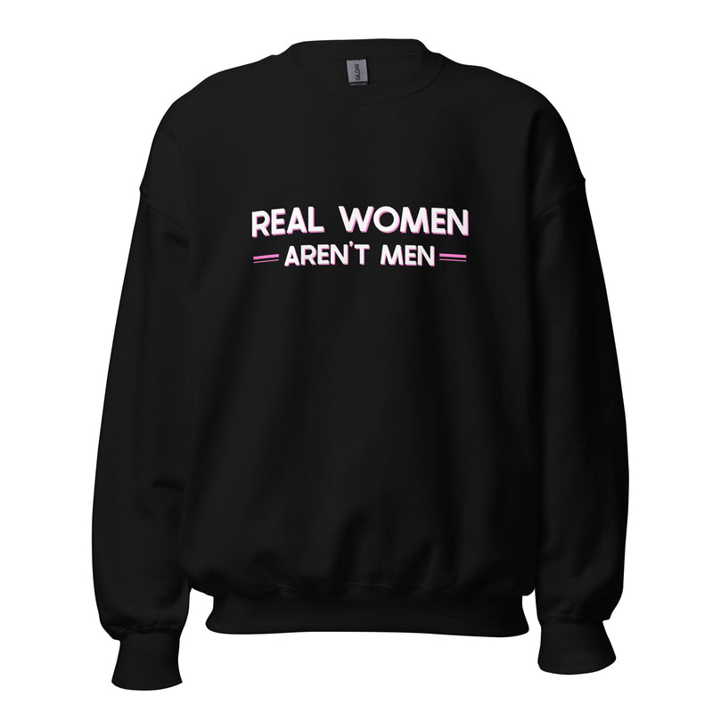 Load image into Gallery viewer, Real Women Aren't Men Unisex Sweatshirt