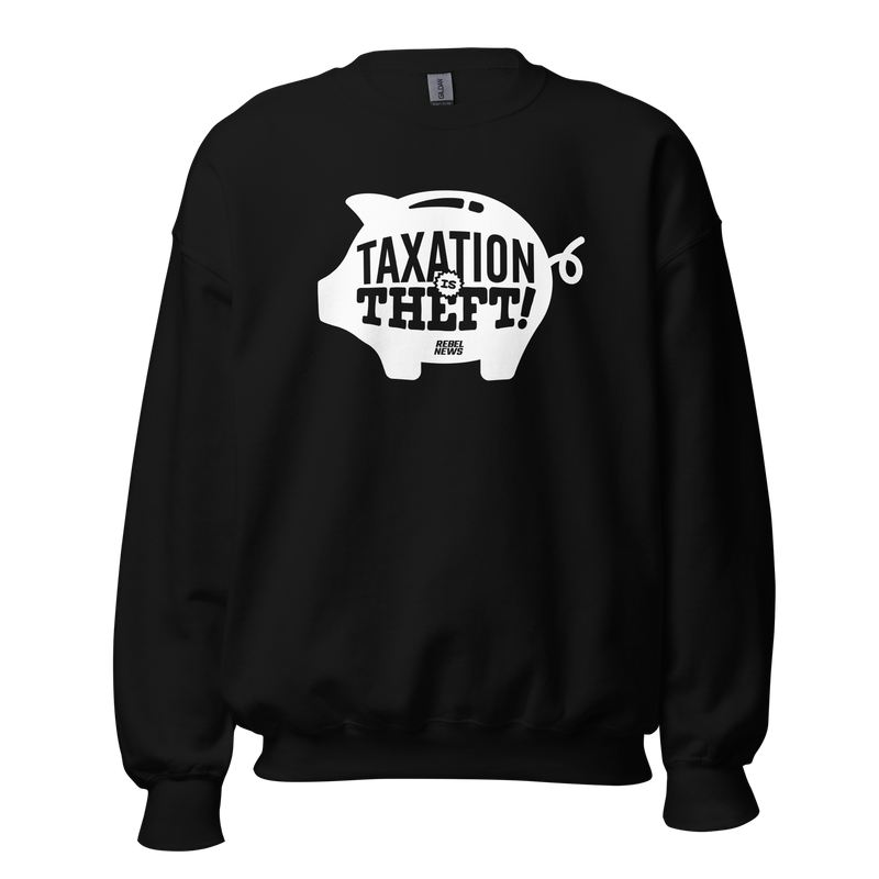 Load image into Gallery viewer, Taxation is Theft Unisex Sweatshirt