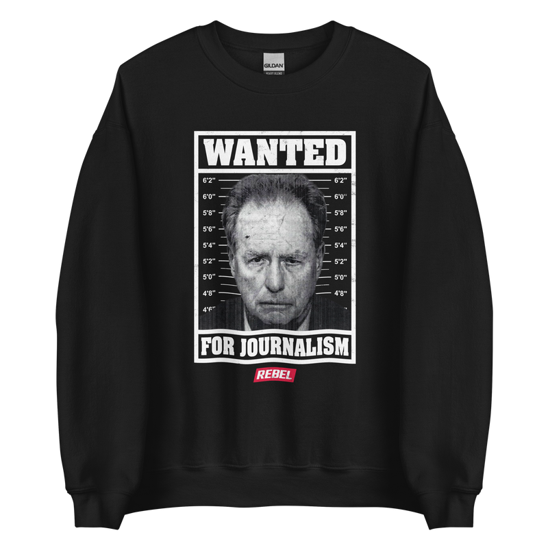 Load image into Gallery viewer, Wanted For Journalism Unisex Sweatshirt