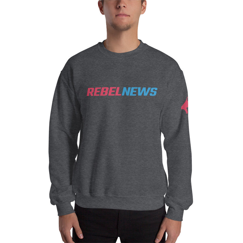 Load image into Gallery viewer, Rebel News Typography Logo Unisex Sweatshirt