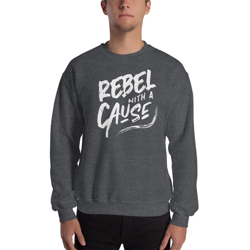 Load image into Gallery viewer, Rebel With A Cause Grunge Unisex Sweatshirt