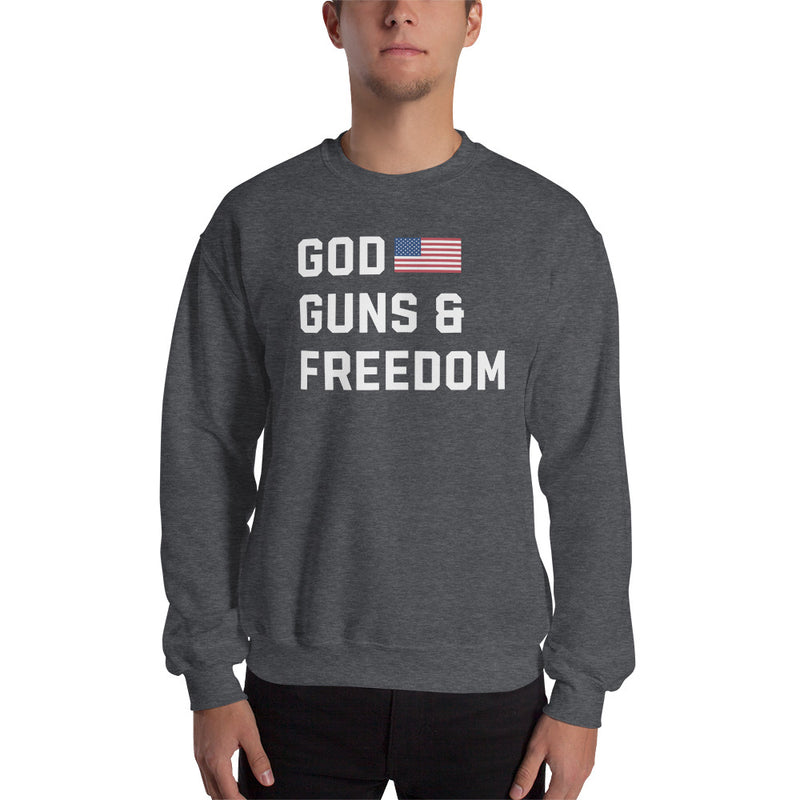 Load image into Gallery viewer, God, Guns & Freedom America Unisex Sweatshirt
