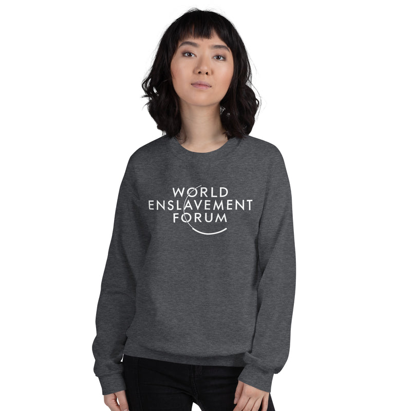 Load image into Gallery viewer, World Enslavement Forum Unisex Sweatshirt