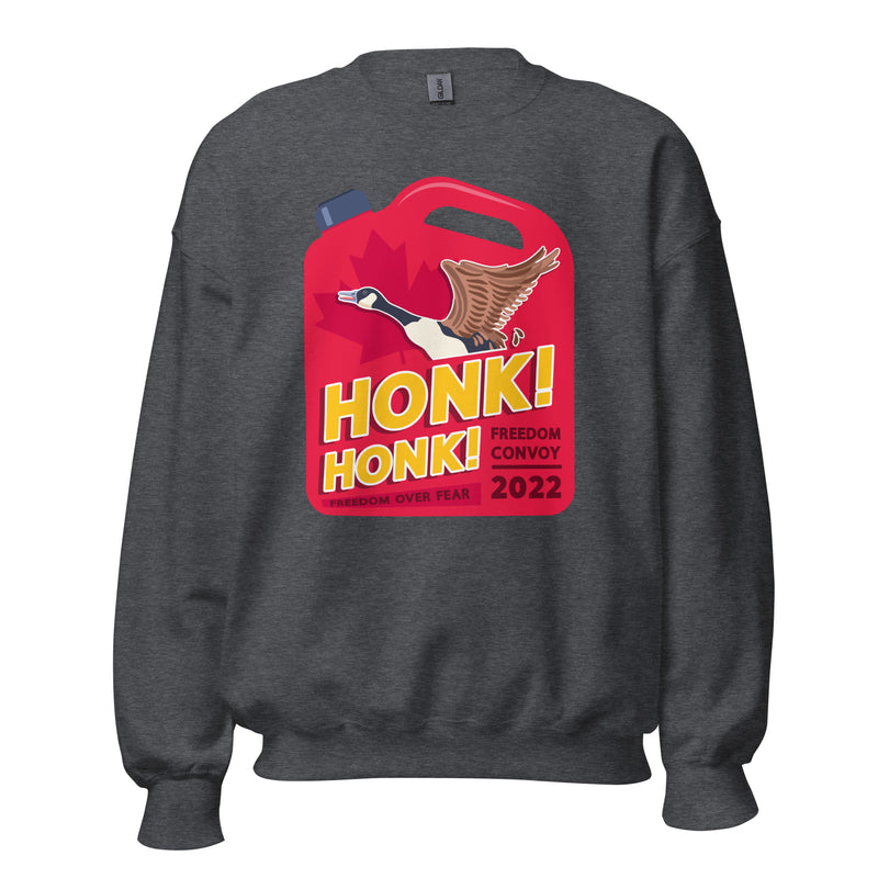 Load image into Gallery viewer, Honk! Honk! Jerrycan Goose Unisex Sweatshirt