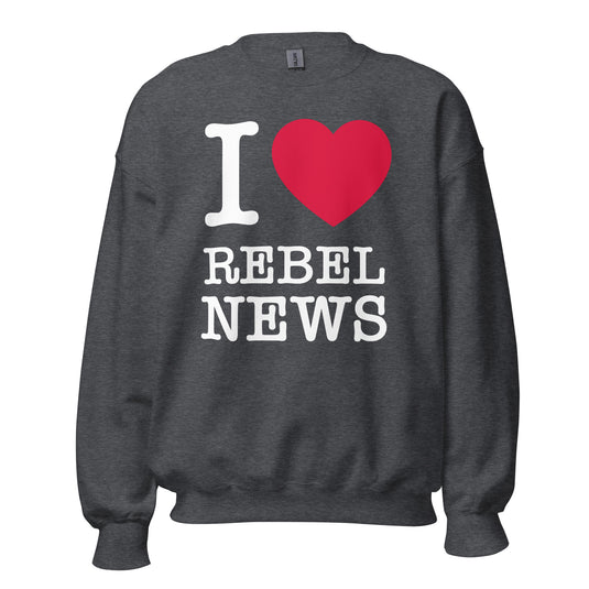 I Heart Rebel News Unisex Sweatshirt