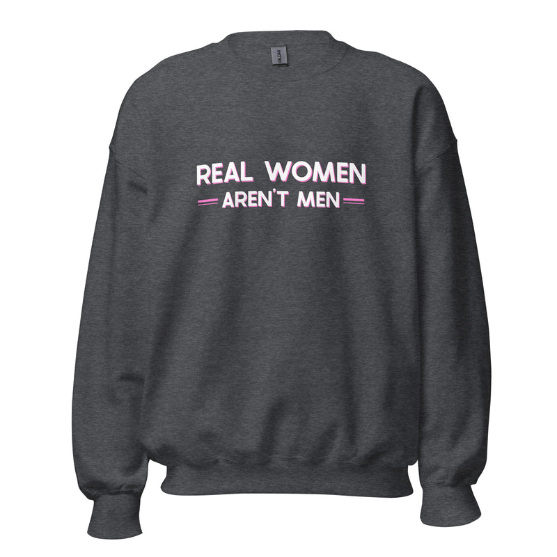 Load image into Gallery viewer, Real Women Aren't Men Unisex Sweatshirt