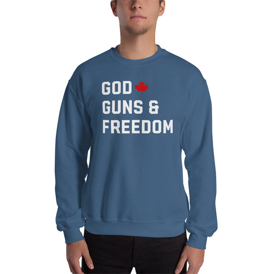 God, Guns & Freedom Canada Unisex Sweatshirt
