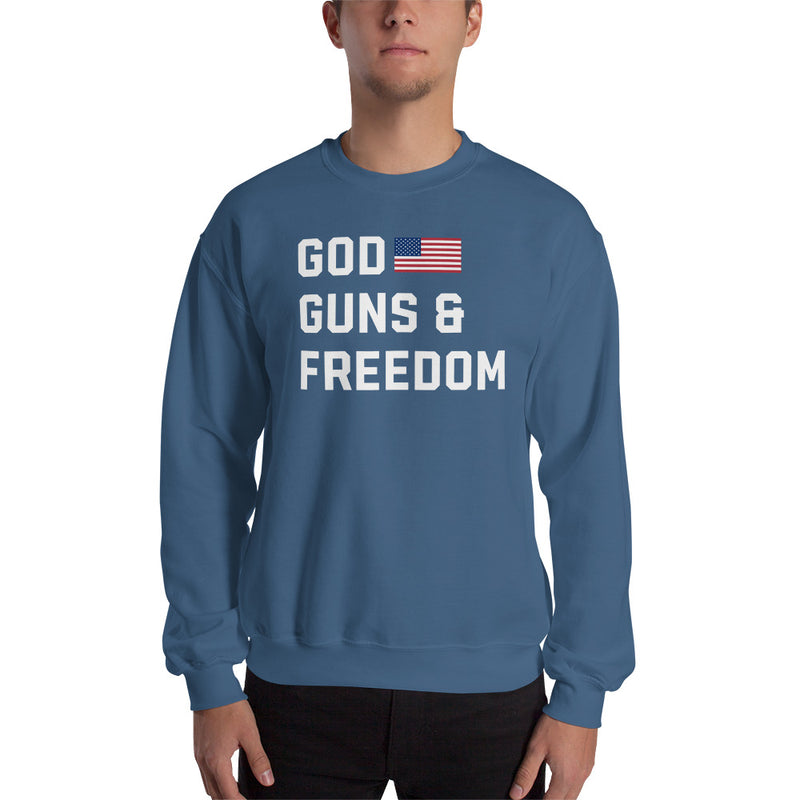 Load image into Gallery viewer, God, Guns & Freedom America Unisex Sweatshirt