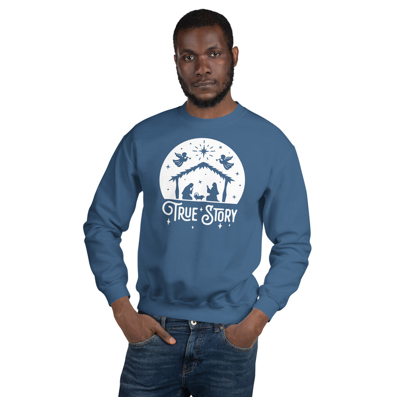 Load image into Gallery viewer, True Story Nativity Unisex Sweatshirt