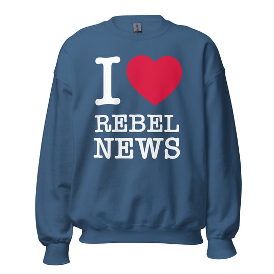 I Heart Rebel News Unisex Sweatshirt