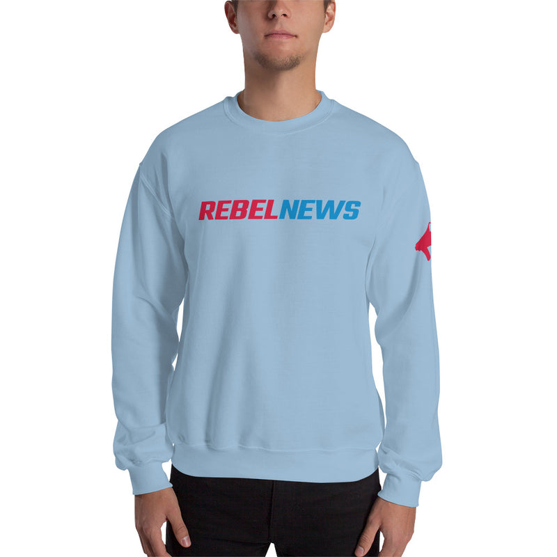 Load image into Gallery viewer, Rebel News Typography Logo Unisex Sweatshirt