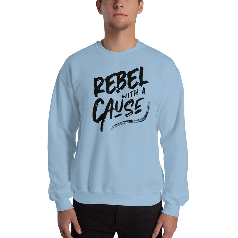 Load image into Gallery viewer, Rebel With A Cause Grunge Unisex Sweatshirt