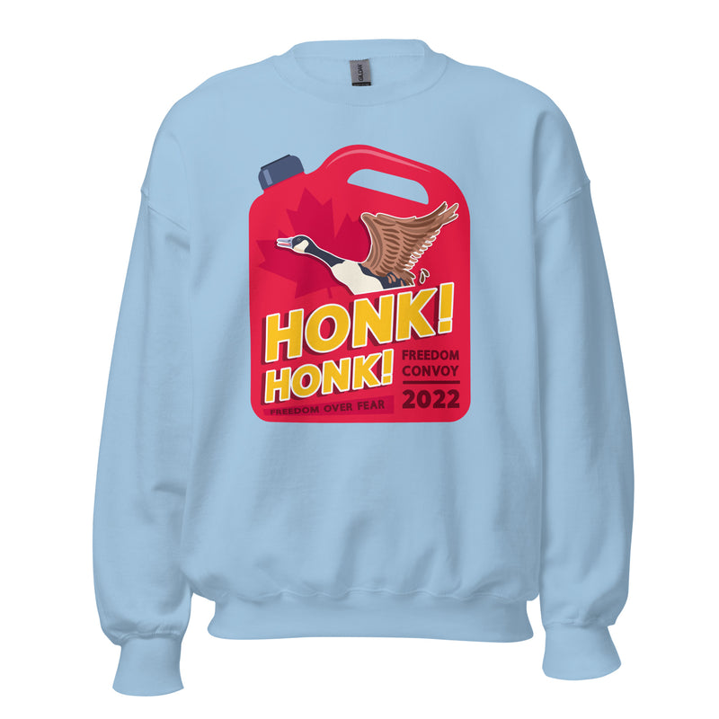 Load image into Gallery viewer, Honk! Honk! Jerrycan Goose Unisex Sweatshirt