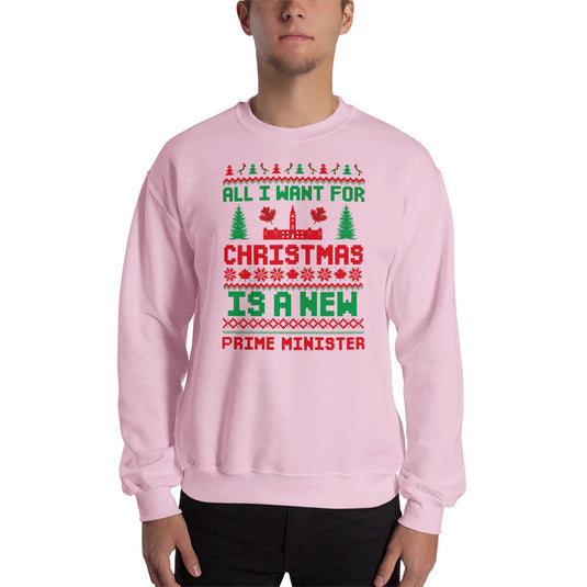All I Want For Christmas Is A New Prime Minister Unisex Sweatshirt