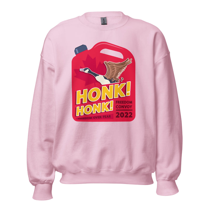 Load image into Gallery viewer, Honk! Honk! Jerrycan Goose Unisex Sweatshirt