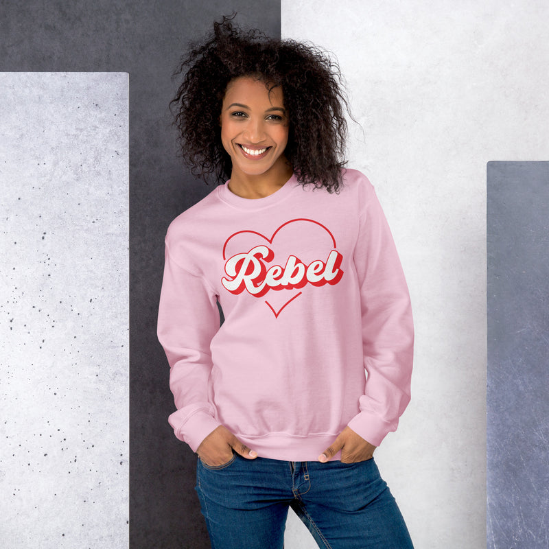 Load image into Gallery viewer, Rebel At Heart Unisex Sweatshirt