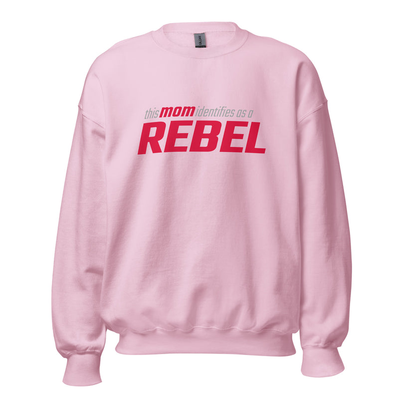 Load image into Gallery viewer, This Mom Identifies as a Rebel Unisex Sweatshirt