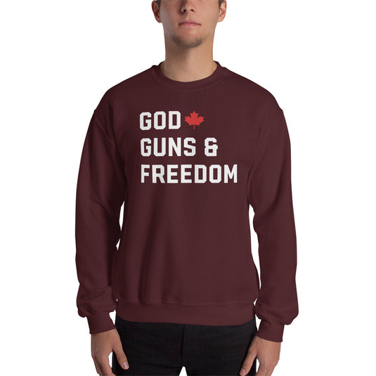 God, Guns & Freedom Canada Unisex Sweatshirt