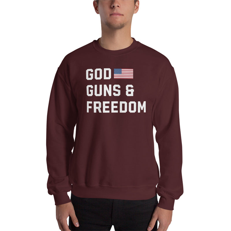 Load image into Gallery viewer, God, Guns & Freedom America Unisex Sweatshirt