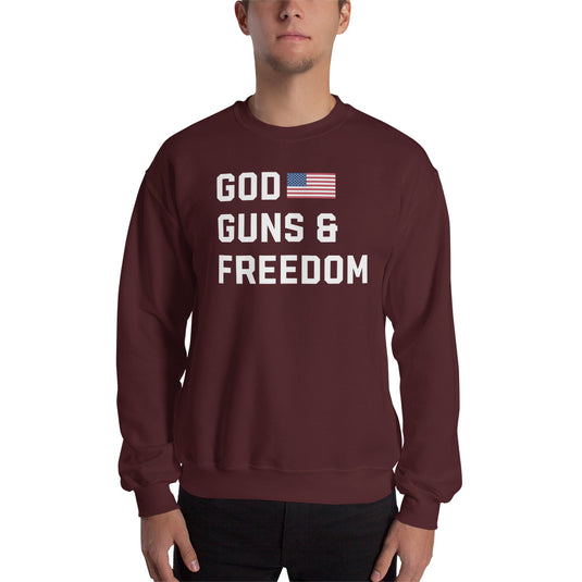 God, Guns & Freedom America Unisex Sweatshirt